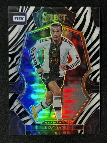 Leroy Sane 2022 Panini Select Zebra /25