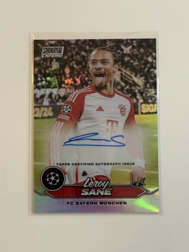 Leroy Sane 2023 Topps Stadium Club Chrome