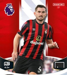 Lewis Cook 2024 Panini Adrenalyn XL Premier League