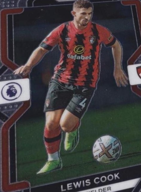 Lewis Cook 2022 Panini Prizm Premier League 220