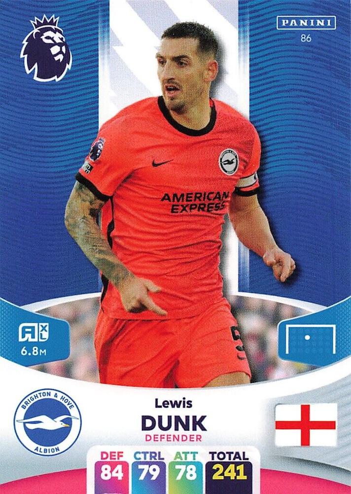 Lewis Dunk 2024 Panini Adrenalyn XL Premier League