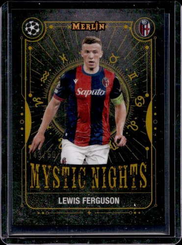 Lewis Ferguson 2024 Topps Merlin Chrome UCC Gold Refractor /50