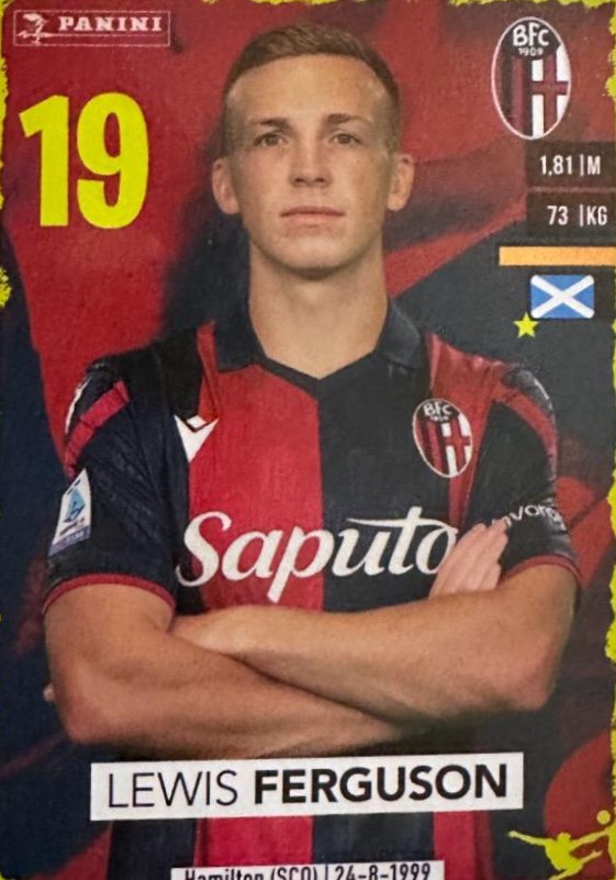 Lewis Ferguson 2023 Panini Calciatori Stickers