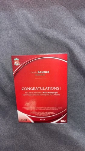 Lewis Koumas 2023 Topps Chrome /99