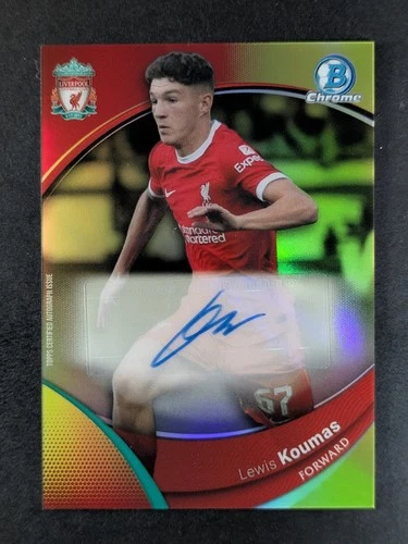 Lewis Koumas 2024 Topps Chrome Yellow Refractor /75