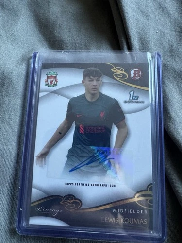 Lewis Koumas 2022 Topps Liverpool FC Lineage