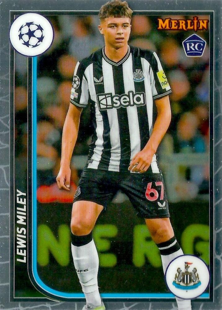 Lewis Miley 2023 Topps Merlin UEFA Club Competitions
