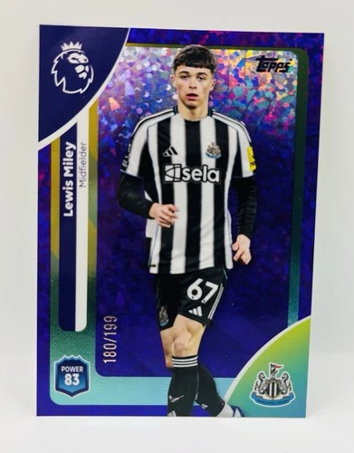 Lewis Miley 2026 Topps Premier League Numbered Parallel /199