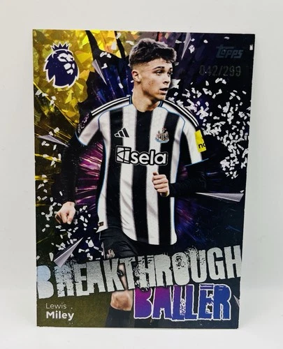 Lewis Miley 2026 Topps Premier League Numbered Parallel /299