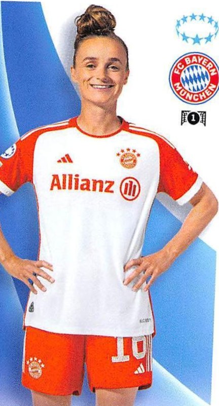 Lina Magull 2023 Topps Match Attax UEFA Club Competitions Extra