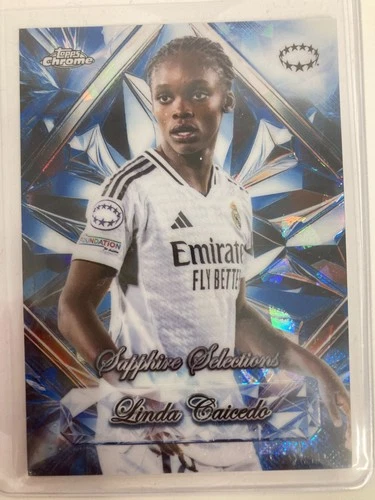 Linda Caicedo 2024 Topps Chrome Sapphire