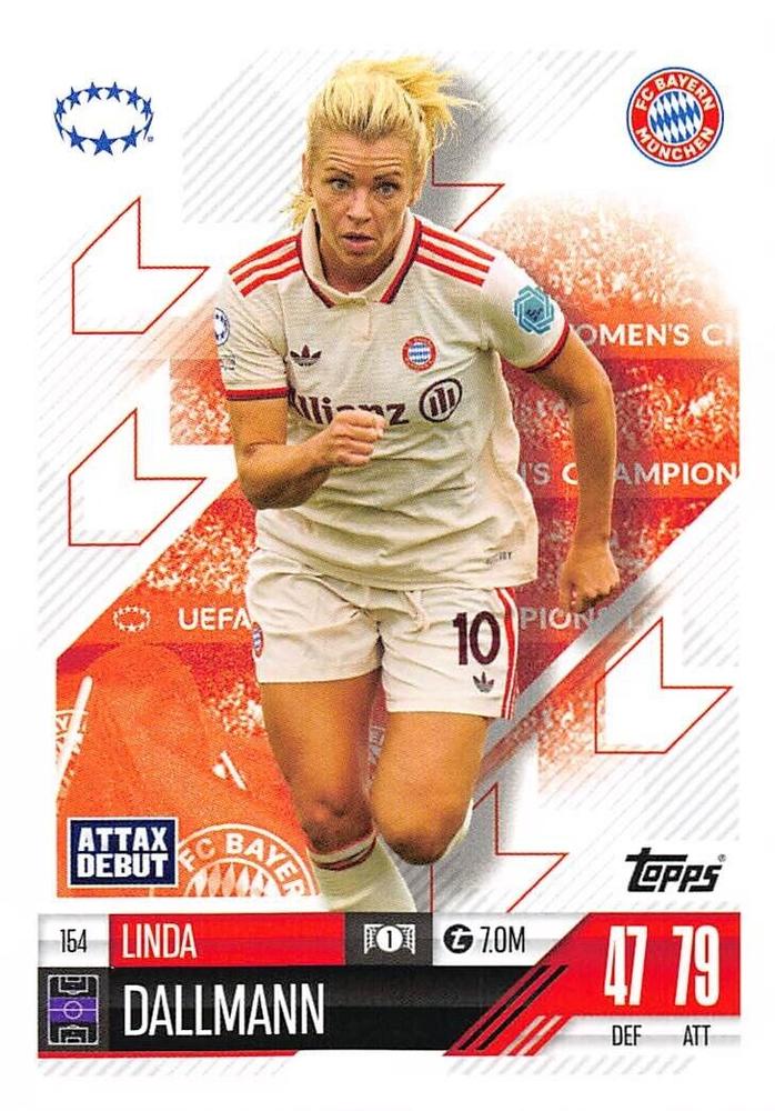 Linda Dallmann 2024 Topps Match Attax UEFA Club Competitions Extra