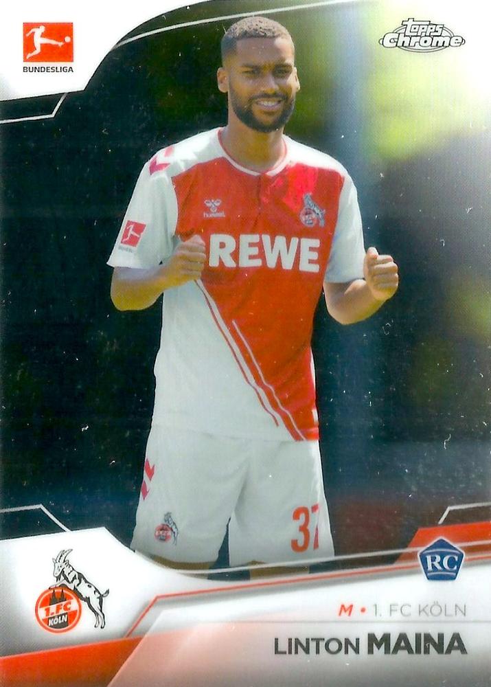 Linton Maina 2022 Topps Chrome Bundesliga 52