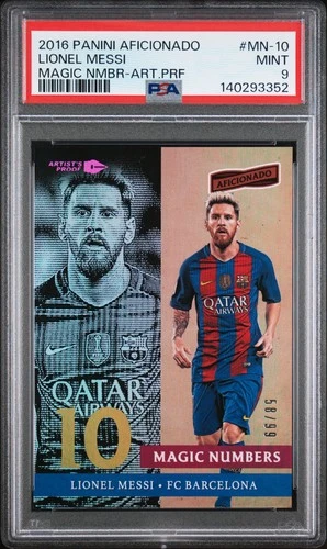 Lionel Messi 2016 Panini Aficionado Artist's Proof #MN-10