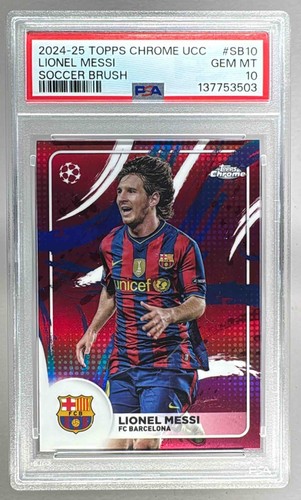 Lionel Messi 2024 Topps Chrome Brush