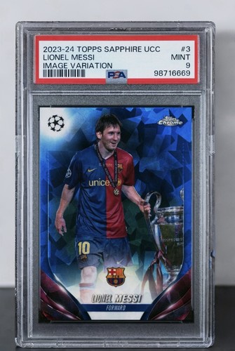 Lionel Messi 2024 Topps Chrome Sapphire