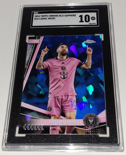 Lionel Messi 2024 Topps Chrome Sapphire Blue