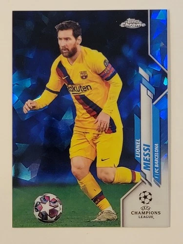 Lionel Messi 2019 Topps Chrome Sapphire Refractor