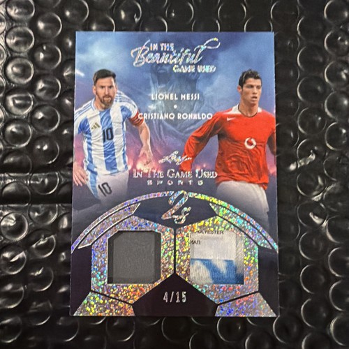 Lionel Messi / Cristiano Ronaldo 2025 Leaf In The Game Used /15
