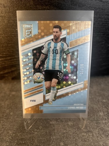 Lionel Messi 2023 Panini Donruss Elite Select Gold Disco /10