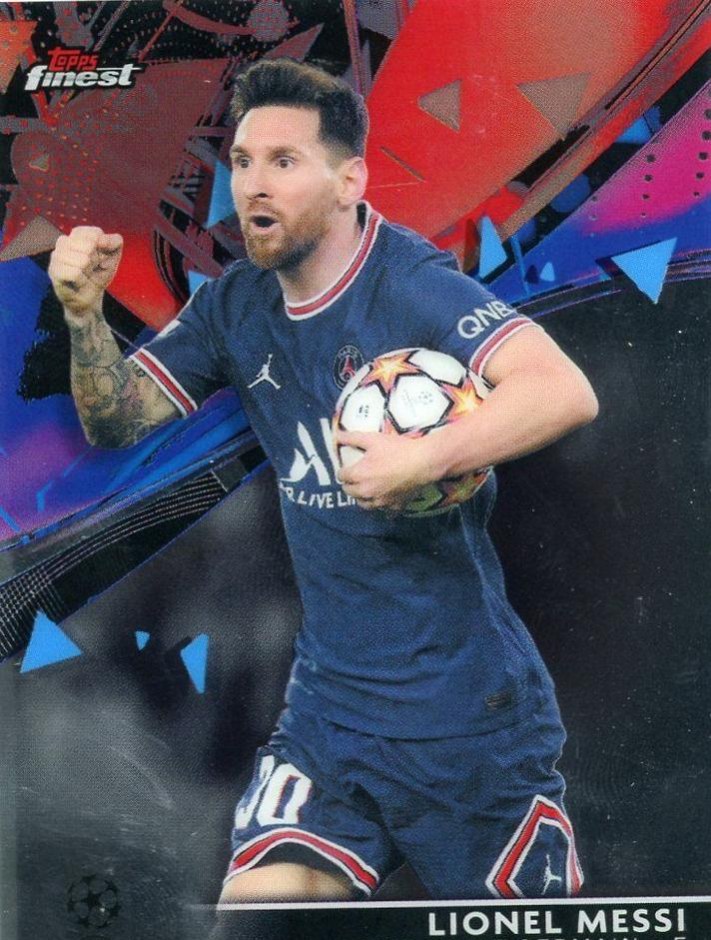 Lionel Messi 2021 Topps Finest UEFA 1