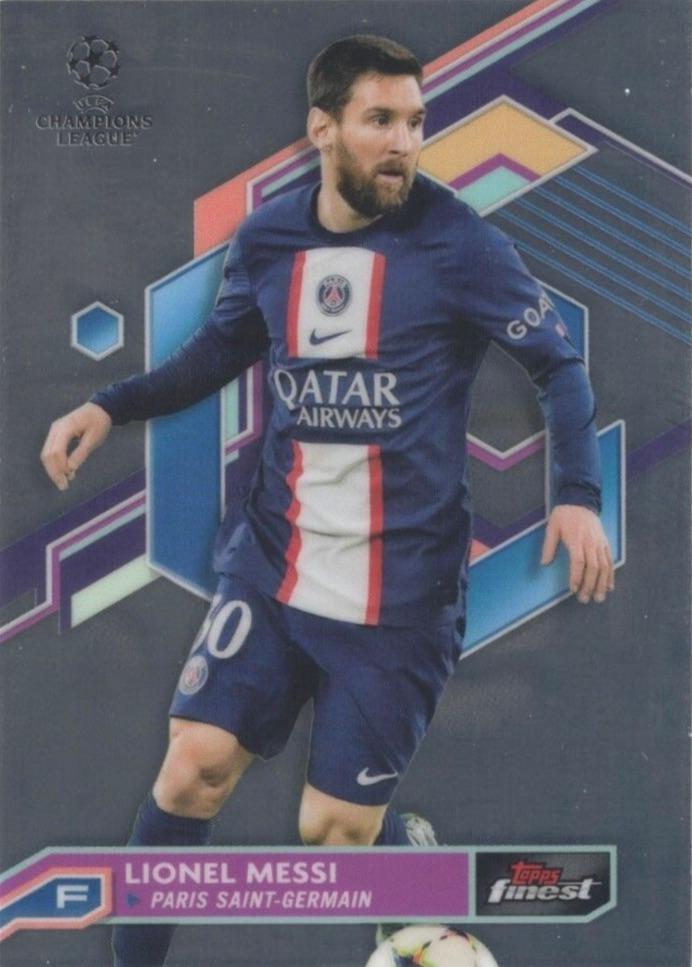 Lionel Messi 2022 Topps Finest UEFA 30