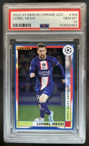 Lionel Messi 2022 Topps Merlin Chrome