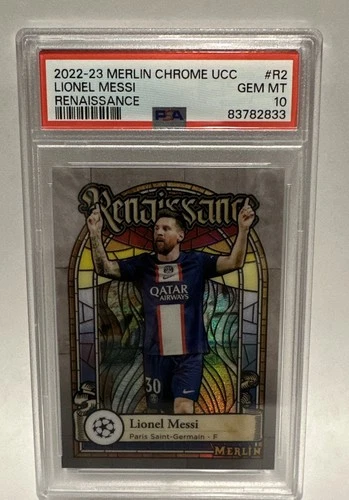Lionel Messi 2022 Topps Merlin Chrome