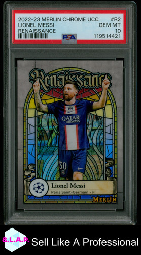 Lionel Messi 2023 Topps Merlin Chrome