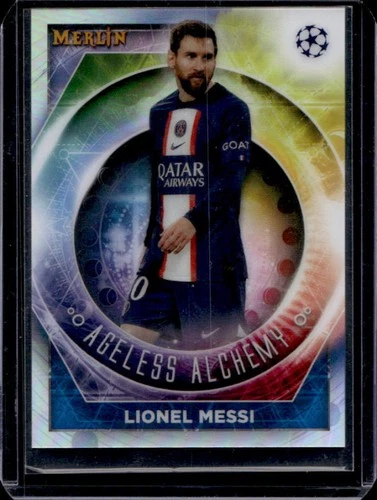 Lionel Messi 2023 Topps Merlin Chrome UEFA #AA-14