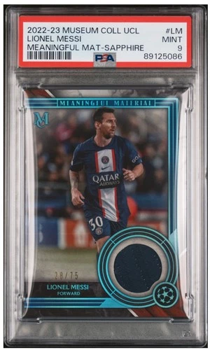 Lionel Messi 2023 Topps Museum Sapphire /75