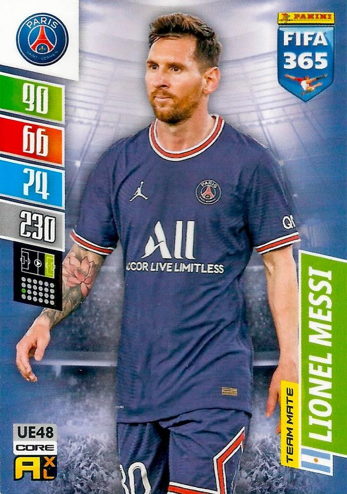 Lionel Messi 2022 Panini Adrenalyn XL FIFA 365 Update Edition