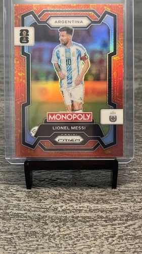 Lionel Messi 2026 Panini Prizm Orange/Gold Refractor #1