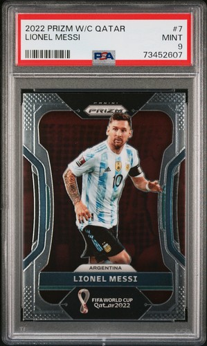 Lionel Messi 2022 Panini Prizm World Cup