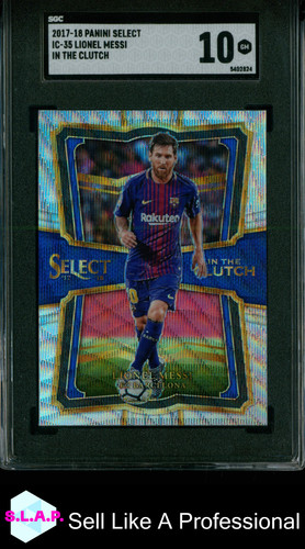 Lionel Messi 2017 Panini Select Prizm