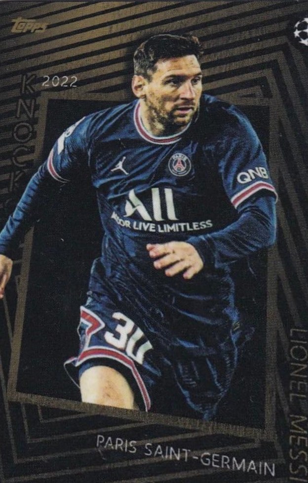 Lionel Messi 2022 Topps Knockout UEFA Champions League