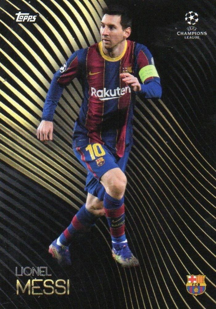 Lionel Messi 2021 Topps Knockout UEFA Champions League