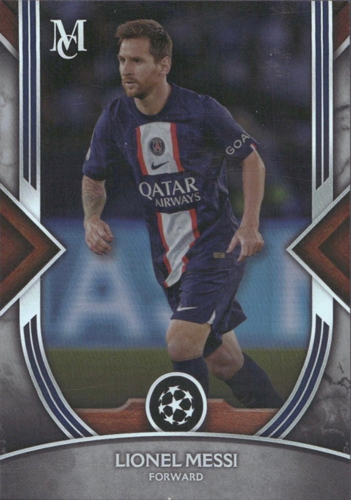 Lionel Messi 2022 Topps Museum Collection UEFA Champions League