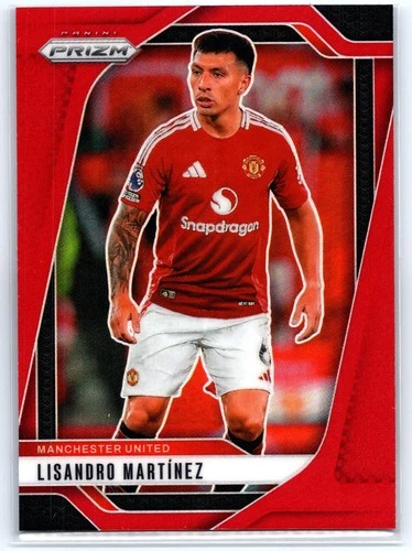 Lisandro Martinez 2024 Panini Prizm Premier League Red Prizm /149