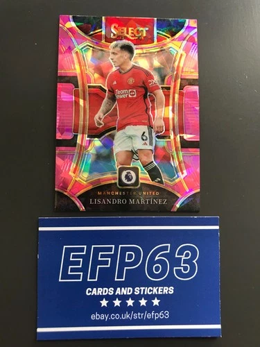 Lisandro Martinez 2023 Panini Select Pink Cracked Ice