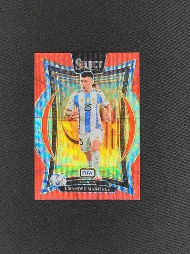 Lisandro Martinez 2024 Panini Select Red Wave Prizm /59