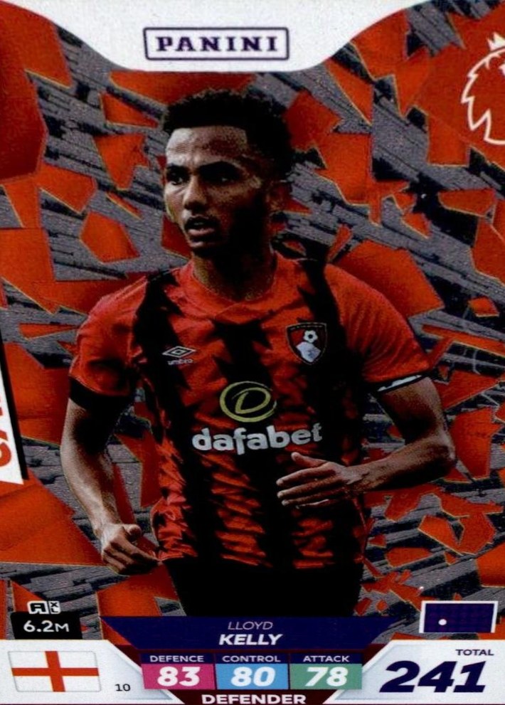 Lloyd Kelly 2023 Panini Adrenalyn XL Premier League Plus