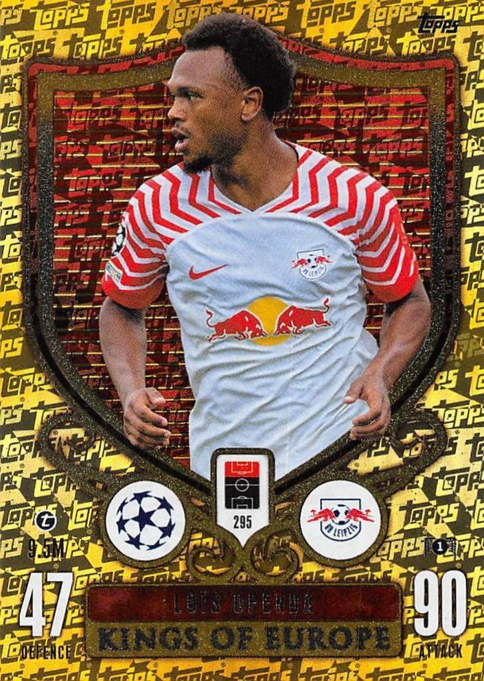 Lois Openda 2023 Topps Match Attax UEFA Club Competitions Extra
