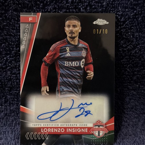Lorenzo Insigne 2024 Topps Chrome Black Refractor /10