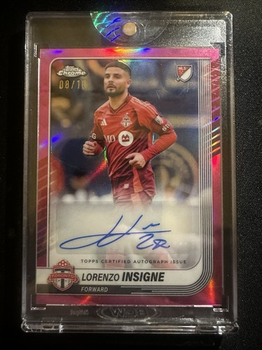 Lorenzo Insigne 2025 Topps Chrome Pink Refractor /10