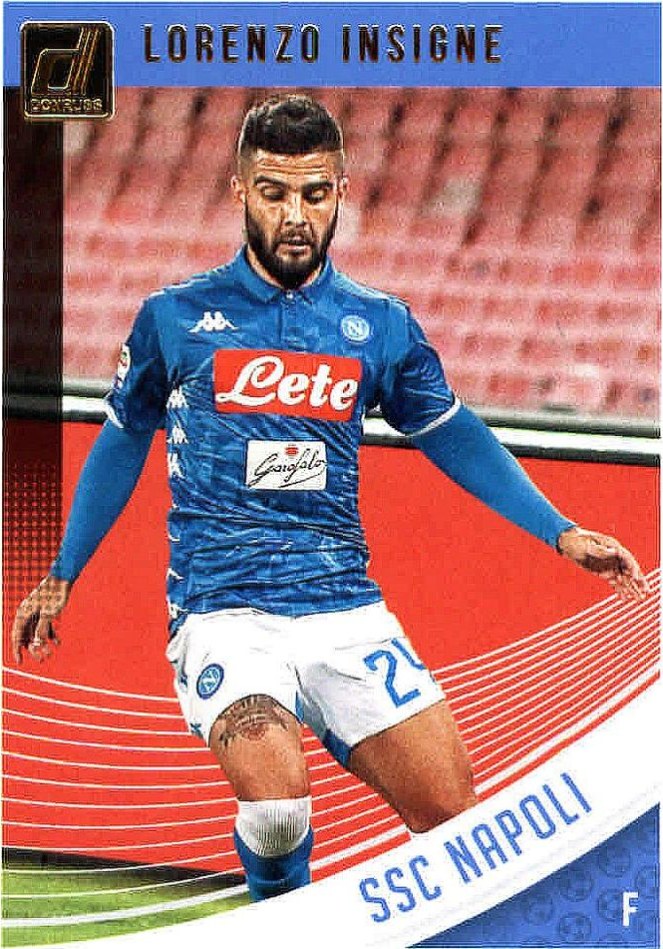 Lorenzo Insigne 2018 Panini Donruss Soccer 72