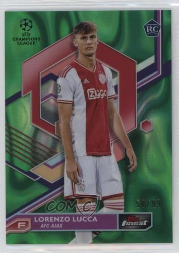 Lorenzo Lucca 2022 Topps Finest Green Lava Refractor /99