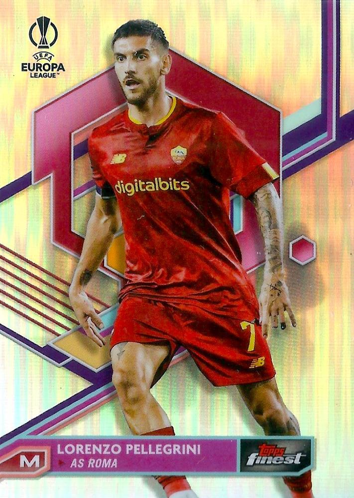 Lorenzo Pellegrini 2022 Topps Finest UEFA 117