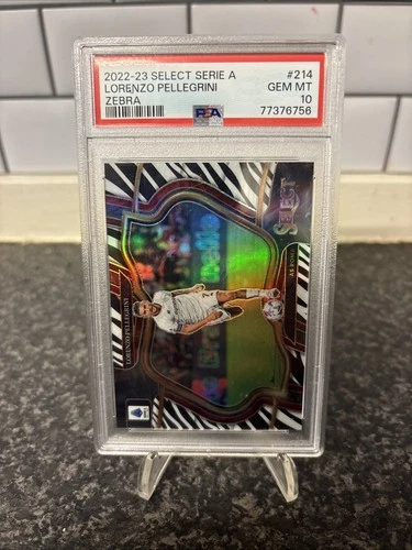 Lorenzo Pellegrini 2022 Panini Select Zebra /20