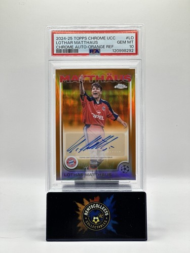 Lothar Matthaus 2024 Topps Chrome Orange Refractor